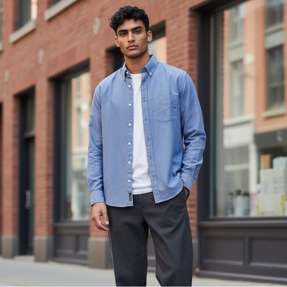 J. Crew slim fit‎ button down shirt M
